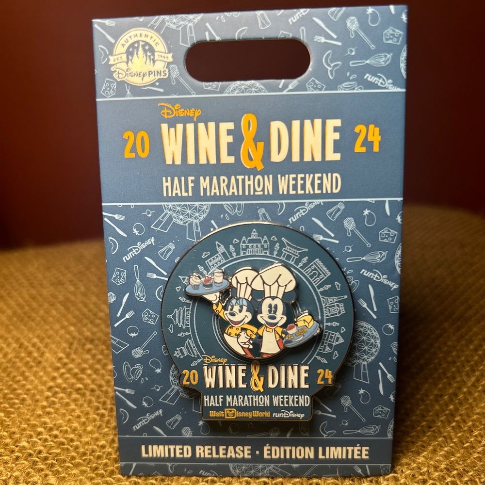 *NEW* RunDisney Wine & Dine Half Marathon 2024 Collectible Pin